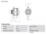 CHAVROLET ASTRA , FIAT PALIO  SIENA, OPEL COMBO  CORSA  OMEGA  ASTRA  CALIBRA  VECTRA , VAUXHALL ASTRA  COMBO TIGRA  CAVALIER  CORSA ALTERNATOR